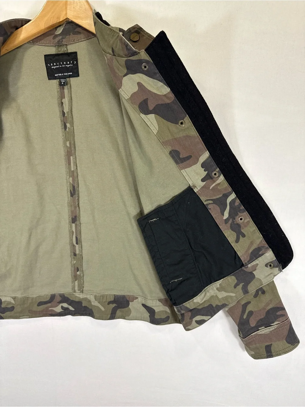 Sanctuary Kids Camo Jacket - Olive & Brown